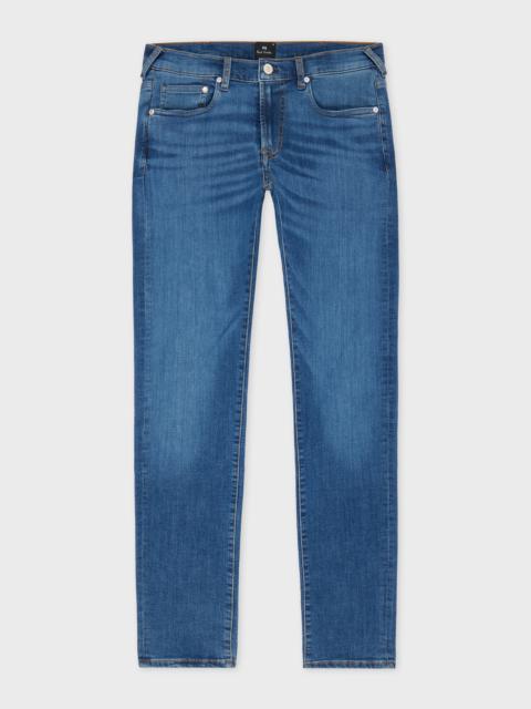 Paul Smith Slim-Fit Blue Wash 'Organic Reflex Stretch' Jeans