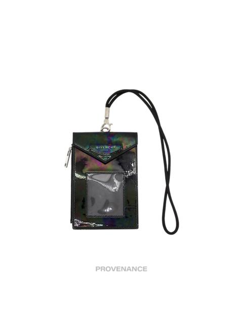 Givenchy Givenchy Logo Neck Phone Lanyard Wallet - Iridescent