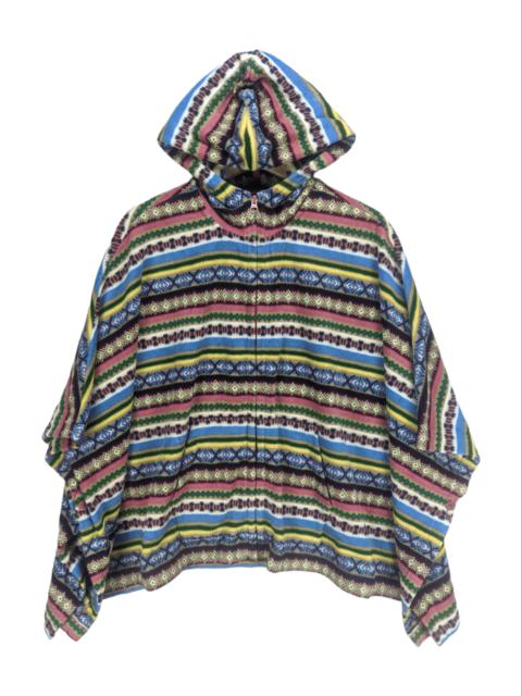 Other Designers Steals🔥Uniqlo Poncho Hooded Navajo Patterned