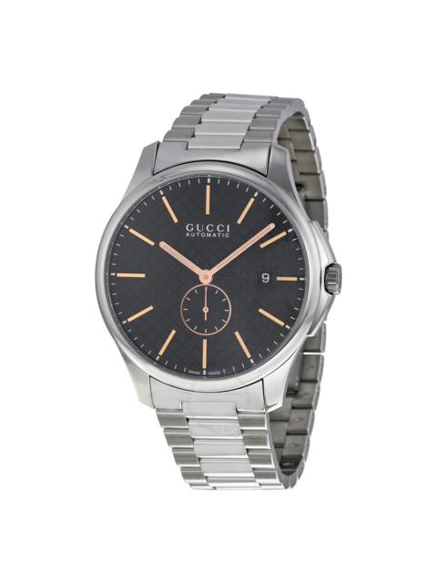 Gucci Timeless Automatic Black Dial Stainless Steel Men's Watch YA126312