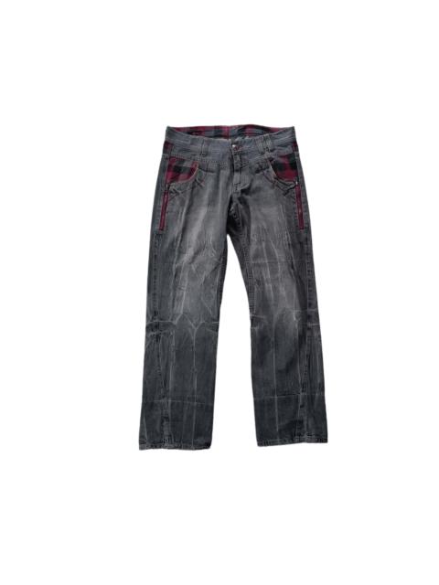 Other Designers If Six Was Nine - Japanese Brand UJ CONTEMPO Distressed Denim Thunder Style 💥