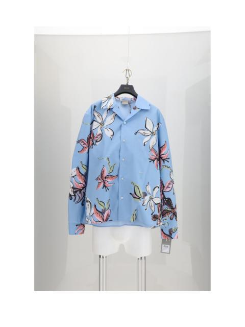 Dior Dior Homme Dior Riviera Blue Shirt Men