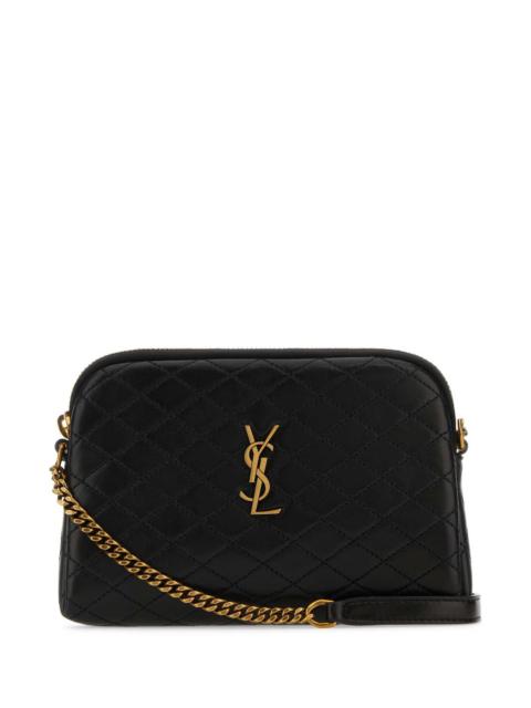 SAINT LAURENT Saint Laurent Women Black Nappa Leather Gaby Crossbody Bag