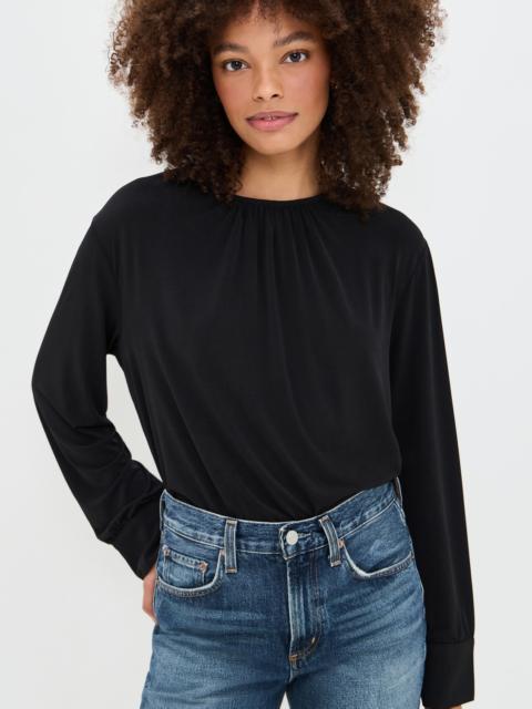 Vince Soft Gathered Blouse