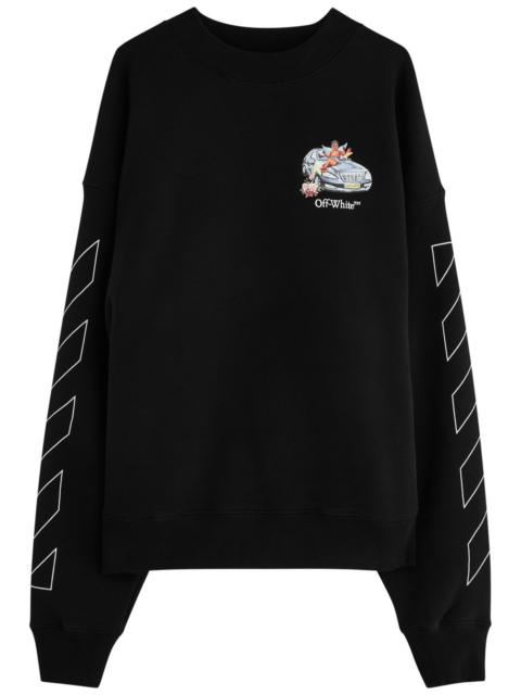 Off-white Arrows Skate Printed Cotton Sweatshirt