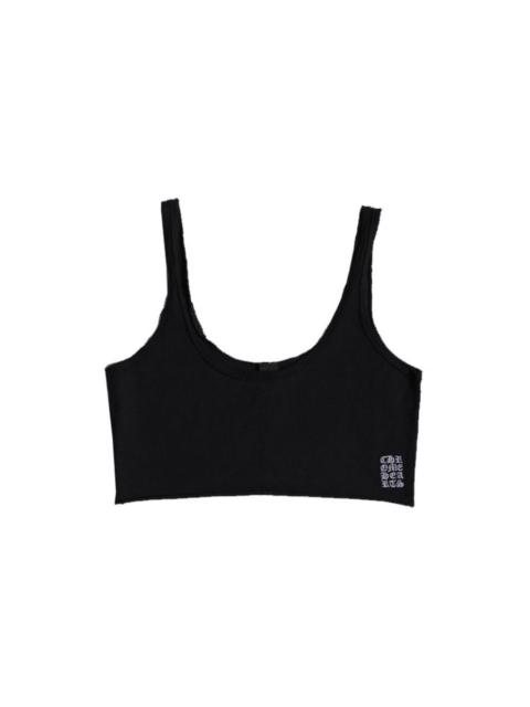 Chrome Hearts Embroidered cross logo GRP Y Not tank top tee