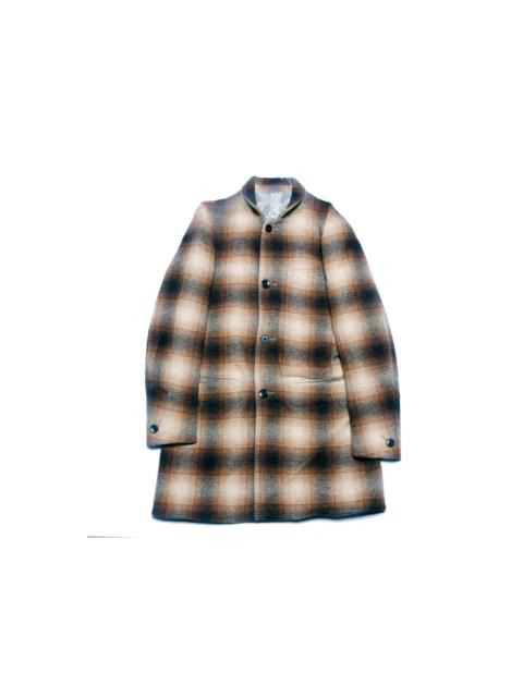 NUMBER (N)INE Number (n)ine 2014 20fw14 Plaid Lapel Wool Coat