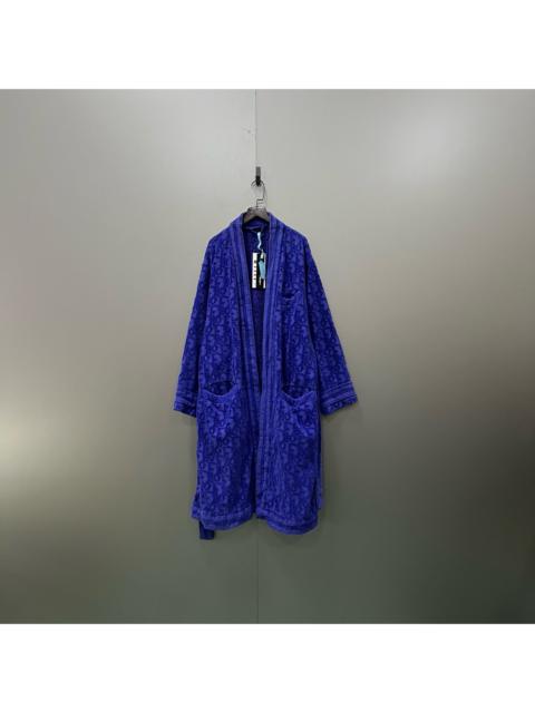 Dior all-over logo lace-up bathrobe