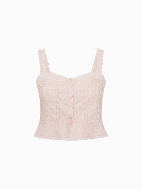 LoveShackFancy Secret Crush Vietta Top
