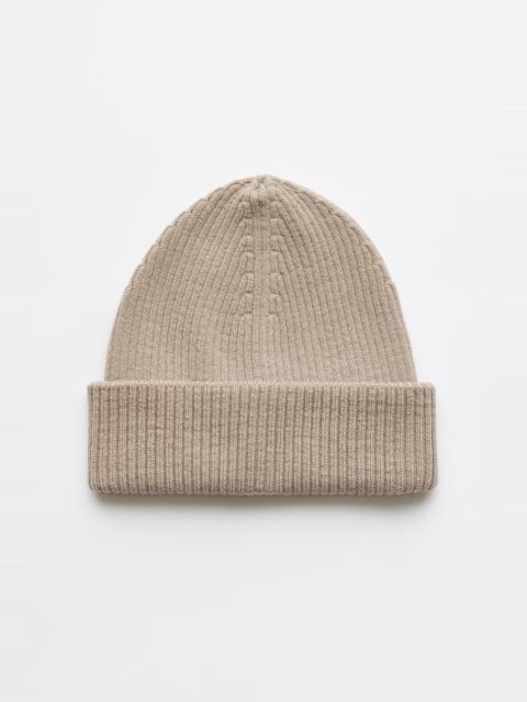 Our Legacy Knit Hat White Sand Rustic Merino