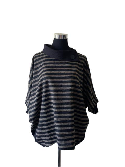 Other Designers Vintage - Japanese Brand Stripe Poncho Shirt