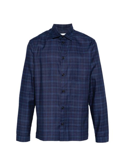 check-pattern shirt