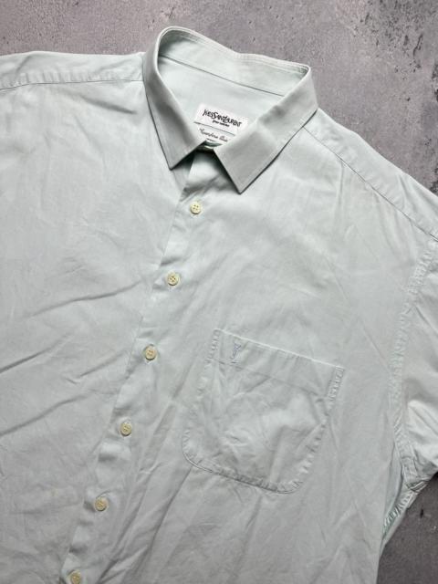 SAINT LAURENT Lux YSL Shirt Cotton Yves Saint Laurent Summer Shirtsleeve