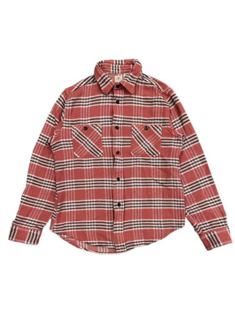 Other Designers Sugar Cane By Toyo Entrprise Flannel Checked Button Up Shirt