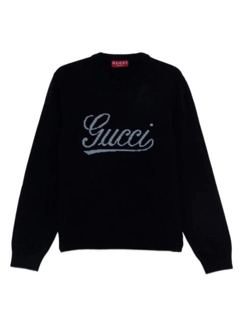 GUCCI Gucci Men Long Sleeve Crew-Neck Sweater