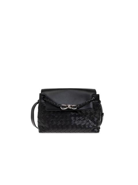 Bottega Veneta Bottega Veneta Black Leather Crossbody Bag