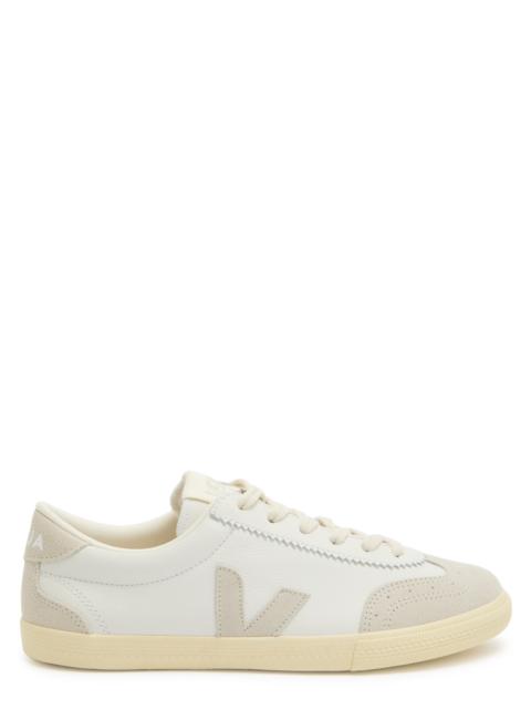 VEJA Veja Volley Panelled Grained Leather Sneakers