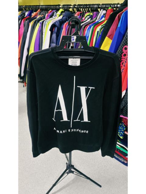 Other Designers Armani Exchange Icon Period Black Sweatshirt