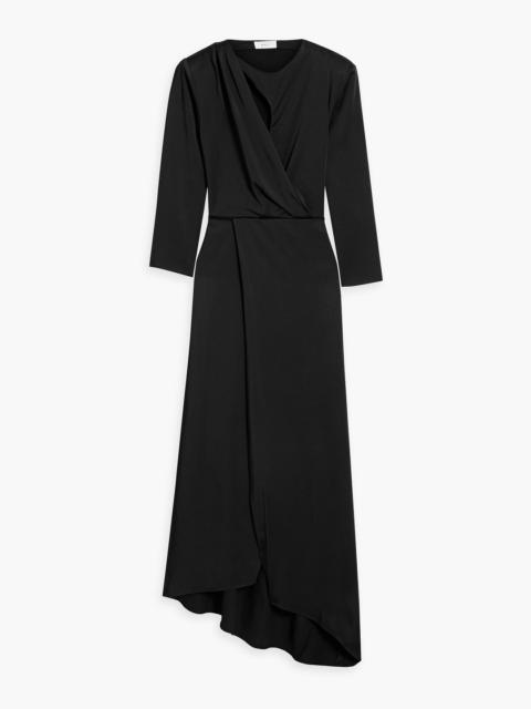 A.L.C. Coral cutout satin-crepe maxi dress
