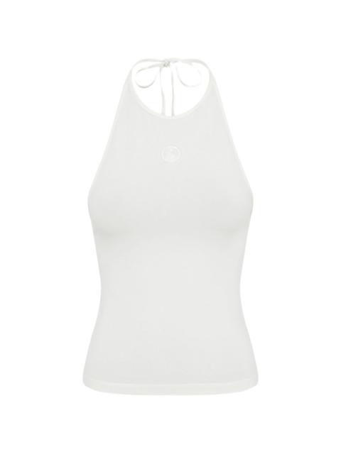 Marine Serre Marine Serre Women Logo Cotton Tank Top
