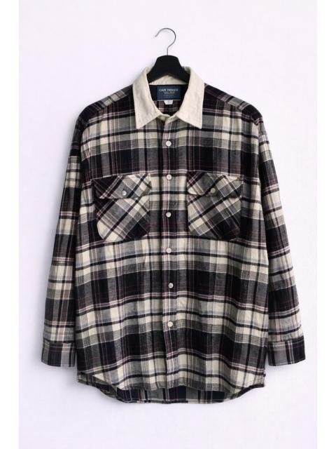 Other Designers Vintage Big Field Heavy Flannel Shirt – Corduroy Collar