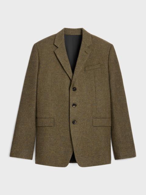 CELINE tailored jacket IN tricotine wool