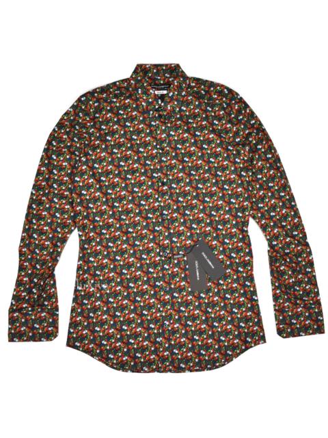 Dolce & Gabbana Vegetable Print Button Down Shirt NWT