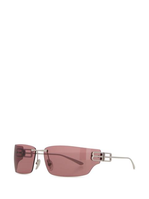 BALENCIAGA Silver metal Gossip sunglasses