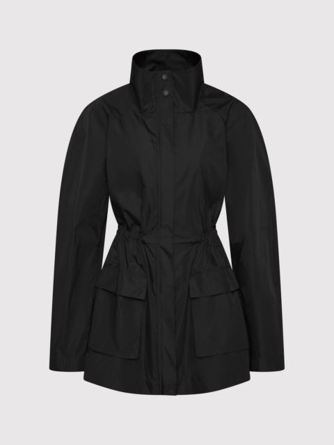 ST. AGNI Paper Taffeta Parka - Black