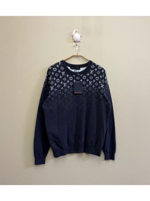 Louis Vuitton LOUIS VUITTON LV New Black/Grey Gradient All-Logo Sweater