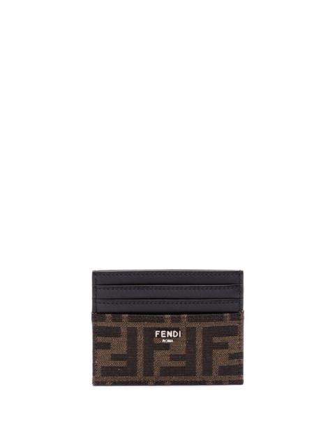 FENDI Fendi Men `Ff Jacquard` Card Holder