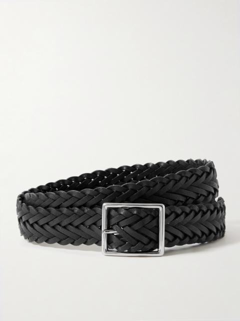 NILI LOTAN Nicola Braided Leather Belt