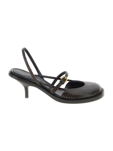 Dries Van Noten Leather Slingback