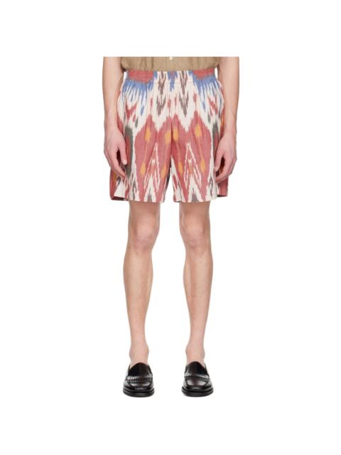 HARAGO Multicolor Ikat Shorts
