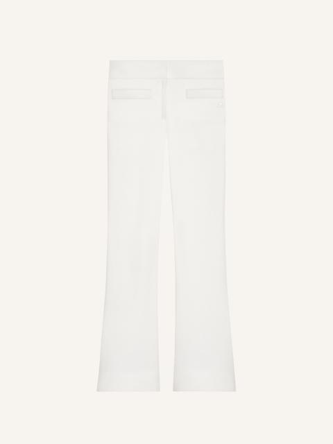 courrèges HERITAGE CROPPED BOOTCUT PANTS
