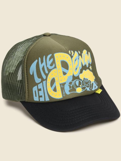 Kapital Track Cap - Khaki/Black