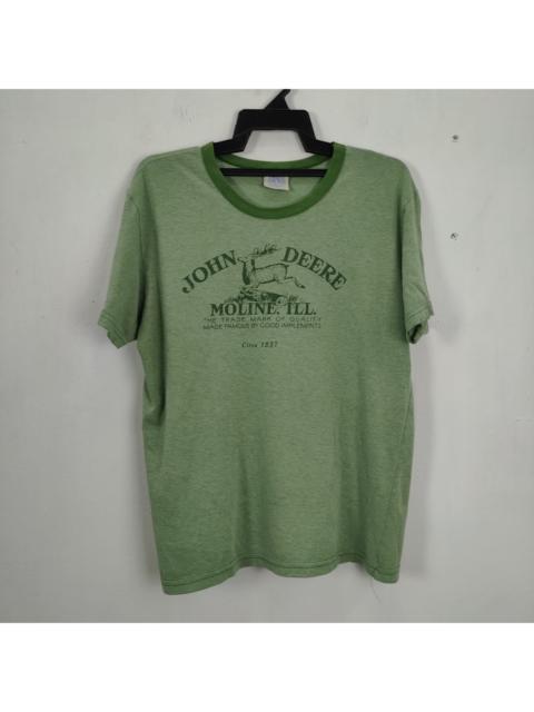 Other Designers Vintage - Vtg John Deere Ringer Tshirt