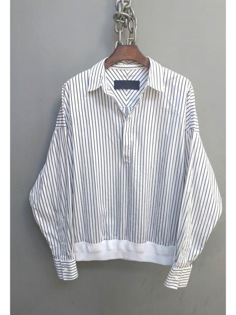 JUUN.J Juun.J Oversized Pinstripe Popover Shirt