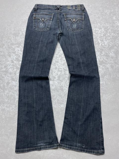 Other Designers If Six Was Nine - Y2K Flare Opium LGB IfSixWasNine Style Denim Jeans