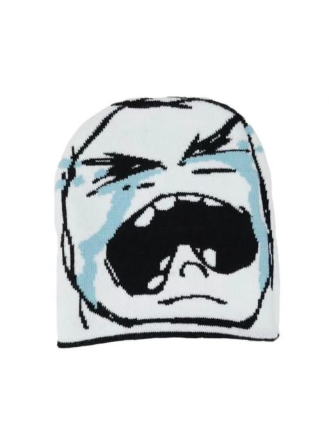 Other Designers Cartoon Funny Potato Crying Face Embroidered Hat Men Women Warm Knitted Bonnet Cap Soft Wool Beanies