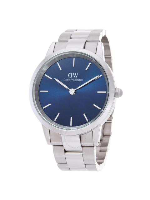 Other Designers Daniel Wellington Iconic Link Arctic Quartz Blue Dial Watch DW00100448