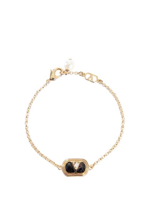 Valentino Enamelled-Vlogo-Bracelet