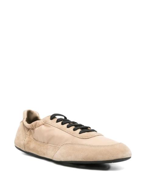Prada Prada Women Collapse Re-Nylon And Suede Sneakers