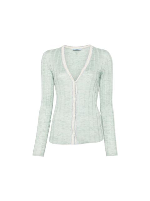 Prada Prada Green Knitwear - Cardigans Women