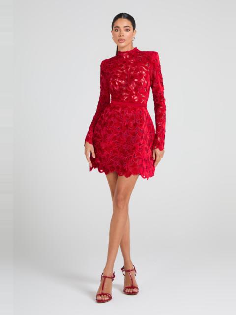 NADINE MERABI Lydia Red Dress