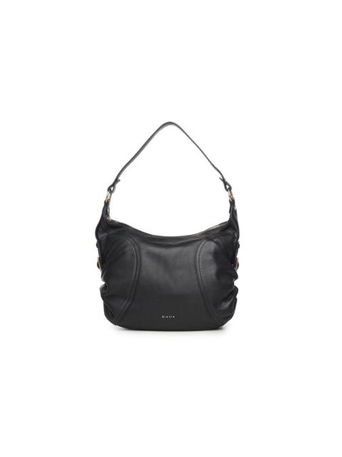 Other Designers Biasia Weave Leather Shoulder Bag