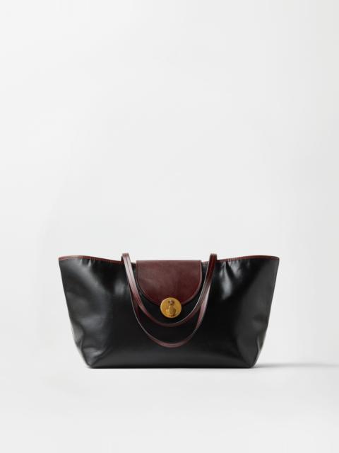 VERSACE Vivian Small Coated Canvas Tote
