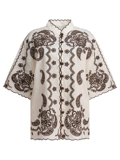 Zimmermann Zimmermann Ascension Embroidered Shirt