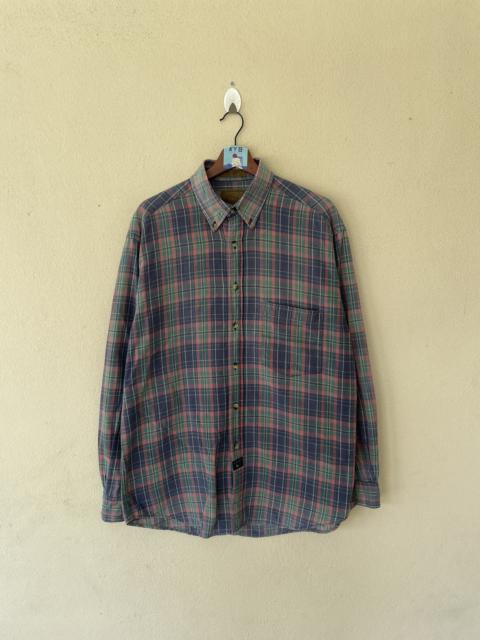 Other Designers Vintage - VINTAGE PLAID FISHING FLANNEL