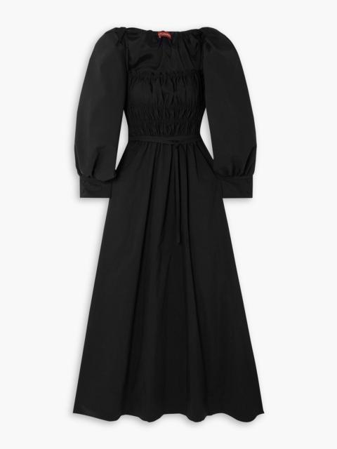 Altuzarra Andrea ruched cotton-blend midi dress and bolero set